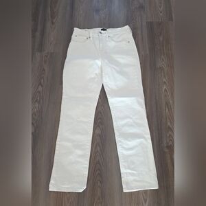 J. Crew Women's Cream Flare Jeans